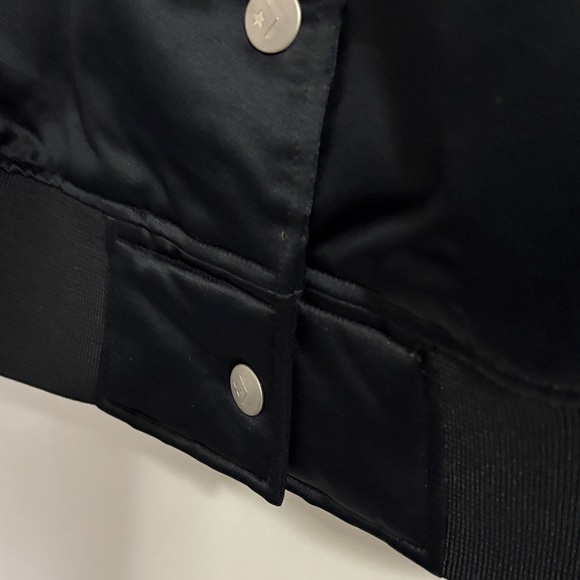 Converse Black Jacket with White Logo Bomber - Picture 7 of 8